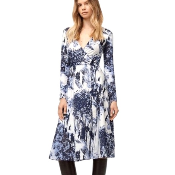 Babaton Tyler wrap dress sz S